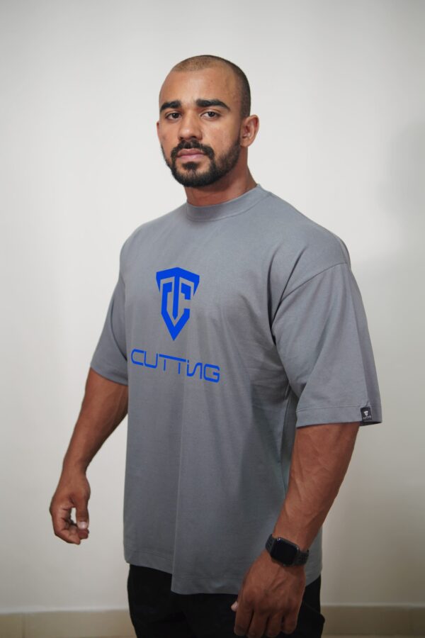 Camiseta Oversized Basic Logo- Azul - Imagem 11