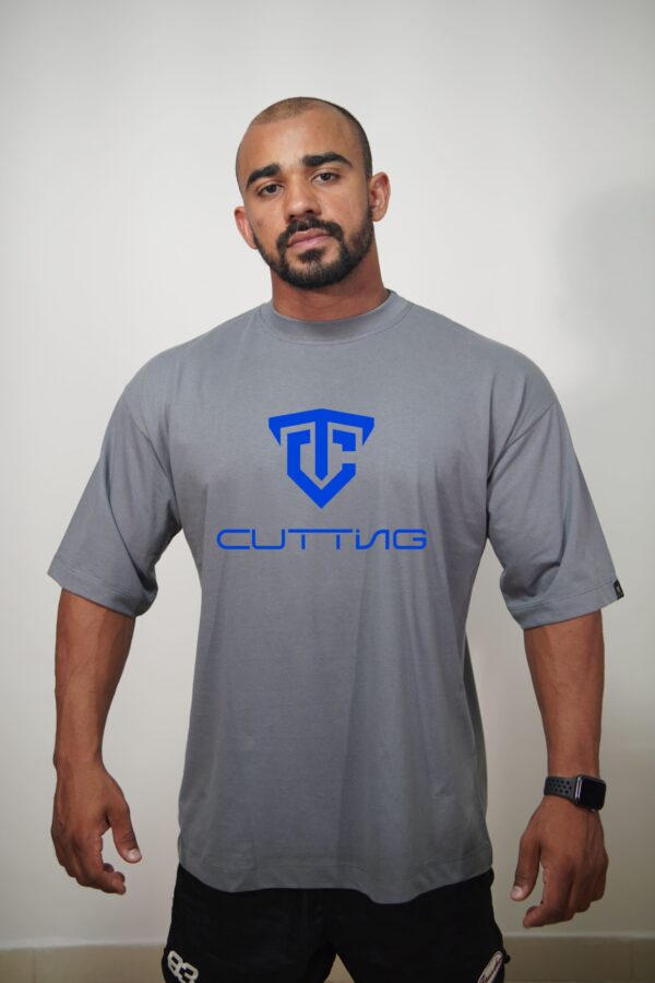 Camiseta Oversized Basic Logo- Azul - Imagem 10