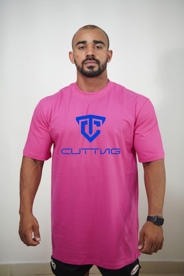 Camiseta Oversized Basic Logo- Azul - Imagem 7