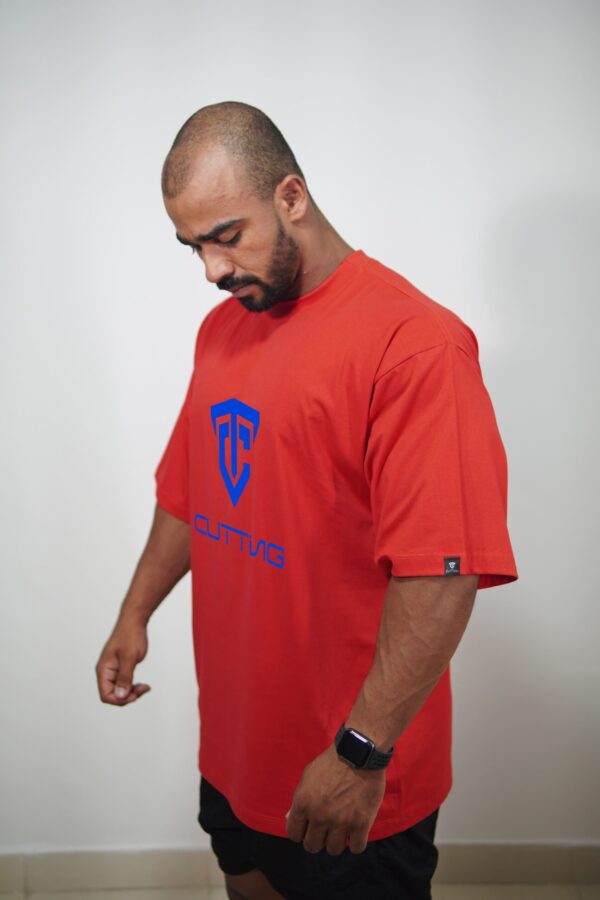 Camiseta Oversized Basic Logo- Azul - Imagem 3
