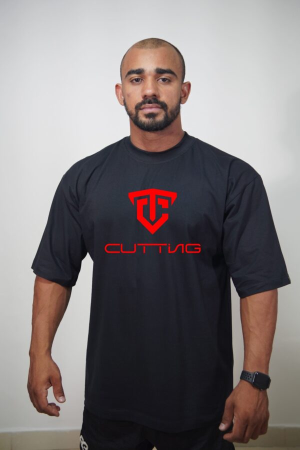 Camiseta Oversized Basic Logo- Vermelho