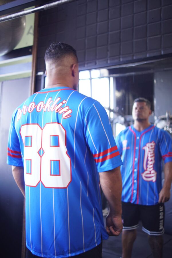 Jersey MLB Baseball- Cutting Azul - Imagem 3