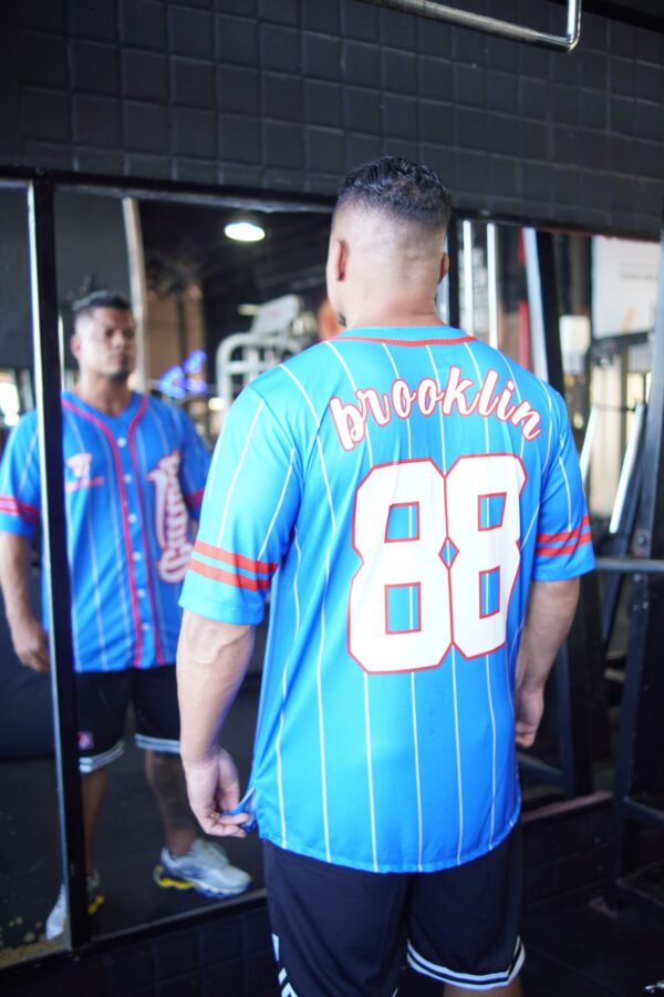 Jersey MLB Baseball- Cutting Azul - Imagem 4