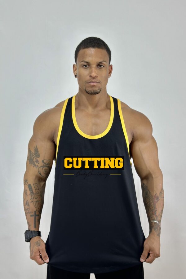 Regata Cavada em Algodão Com Viés – Bodybuilding