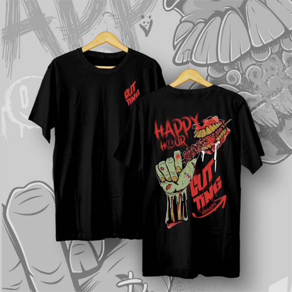 Camiseta Oversized Premium - Happy Hour