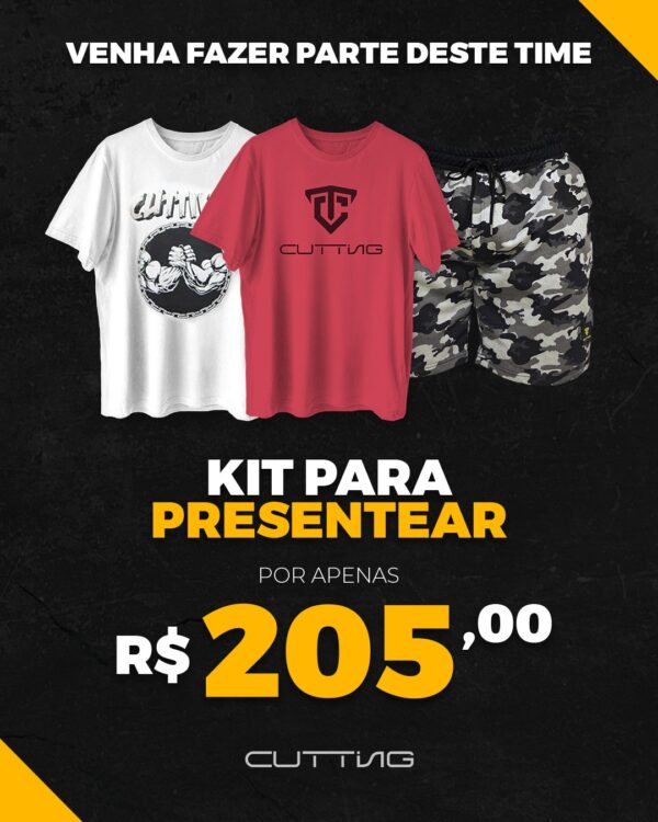 Kit Oversized Premium + Camiseta Básica + Bermuda em Moletom