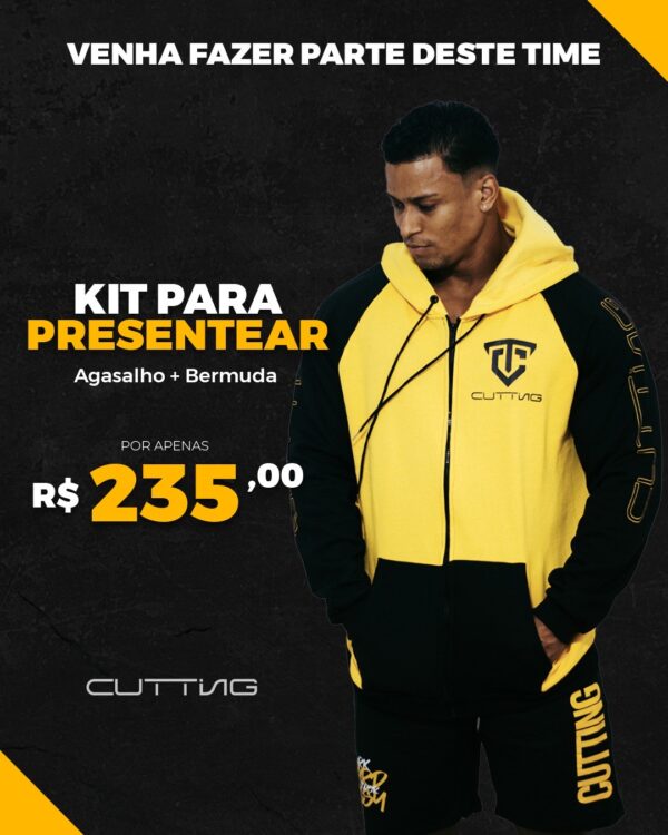 Kit Agasalho + Bermuda