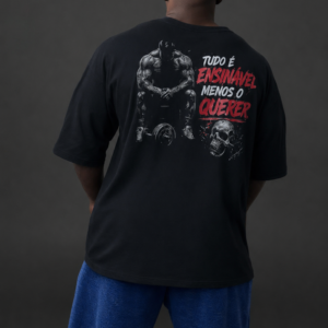 Camiseta Oversized premium coleção-Sem desculpas