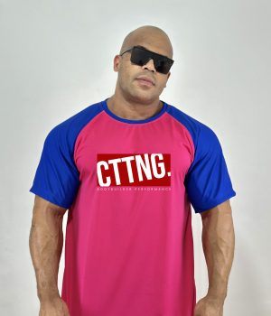 Estampa DryFit (FRENTE) 01 - ROSA + AZUL