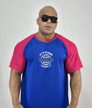 Estampa DryFit (FRENTE) 05 - AZUL + ROSA