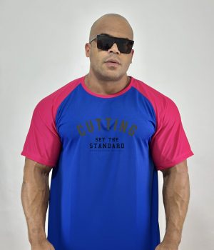 Estampa DryFit (FRENTE) 09 - AZUL + ROSA